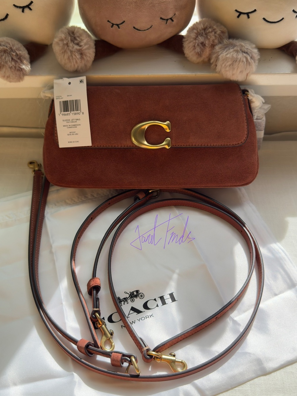 NWT 🍁 COACH Jet Shoulder Bag – Clay | CDZ74